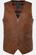 Gilet en cuir Boston Park, encolure en V - jusqu'au 82/84