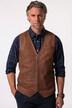 Gilet en cuir Boston Park, encolure en V - jusqu'au 82/84