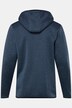 Men+ chaqueta de polar de punto, capucha, hasta la 8 XL
