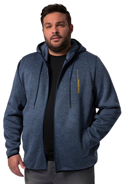 Bunda z pleteného flísu Men+, kapuce, do 8XL