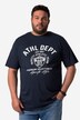 Men+ T-shirt, korte ærmer, tryk foran, op til str. 8 XL