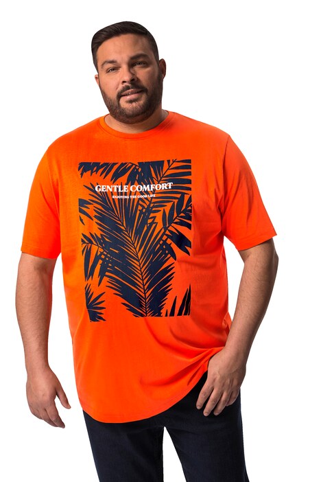 Tričko Men+, krátké rukávy, velký potisk, kulatý výstřih, do 8XL