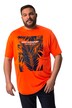 Tričko Men+, krátké rukávy, velký potisk, kulatý výstřih, do 8XL