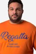 Men+-T-paita, lyhyet hihat, vatsamitoitus, painatus edessä, suurin koko 8XL