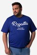 Men+-T-paita, lyhyet hihat, vatsamitoitus, painatus edessä, suurin koko 8XL