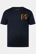 T-shirt Men+ con taglio speciale per l'addome, stampa sul davanti e mezze maniche, fino alla tg. 8XL