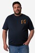 T-shirt Men+ con taglio speciale per l'addome, stampa sul davanti e mezze maniche, fino alla tg. 8XL