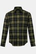 Chemise en flanelle JP 1880 à carreaux. Col Kent. Coupe Modern Fit – jusqu'au 8 XL