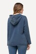 Raw Hem Long Sleeve Hoodie