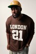 STHUGE T-Shirt, Halbarm, oversized, Mesh, Football-Print, bis 8 XL