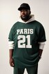 STHUGE T-Shirt, Halbarm, oversized, Mesh, Football-Print, bis 8 XL