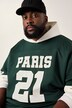 STHUGE T-Shirt, Halbarm, oversized, Mesh, Football-Print, bis 8 XL