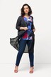 Vest, glitters, open model, V-hals