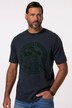 Camiseta JP 1880, media manga, look vintage, cuello redondo, hasta la talla 8 XL
