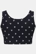 Bustier, ronde hals, zonder beugel, biologisch katoen
