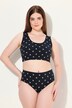Bustier, ronde hals, zonder beugel, biologisch katoen