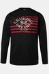 T-shirt Men+ con stampa sul davanti e maniche lunghe, fino alla tg. 8XL