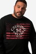 T-shirt Men+ con stampa sul davanti e maniche lunghe, fino alla tg. 8XL