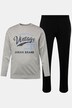 Men+ pyjamas, todelt, magepassform, lange ermer, opptil 8 XL