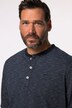 JP 1880 Henley, langærmet, striber, op til 8XL