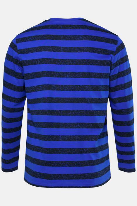 Pyjama deux pièces Men+, pantalon + t-shirt manches longues, rayures - jusqu'au 8 XL