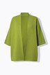 Cardigan oversize, coupe ouverte, col châle et manches courtes
