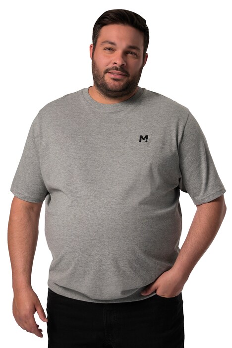 Tričko Men+, břišní střih, krátké rukávy, Basic, kulatý výstřih, do 8XL