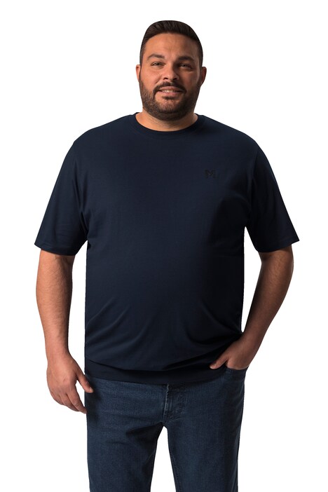 Tričko Men+, břišní střih, krátké rukávy, Basic, kulatý výstřih, do 8XL