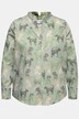 Bluse, herregårdsmønster, begerkrage, lange ermer
