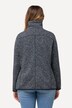 Heather Knit Fleece Jacket