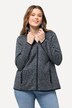 Heather Knit Fleece Jacket