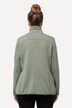 Heather Knit Fleece Jacket