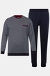 Men+ pyjamas, todelt, mavevenlig pasform, lange ærmer, op til str. 8XL
