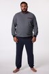 Men+ pyjamas, todelt, mavevenlig pasform, lange ærmer, op til str. 8XL
