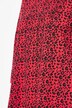 Long 3/4-Sleeve Leopard Pattern Shirt with Inscription