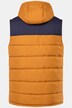 Men+ Outdoor-vest, tofarvet, hætte, op til str. 8XL