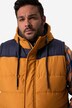 Men+ Outdoor-vest, tofarvet, hætte, op til str. 8XL
