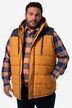 Men+ Outdoor-vest, tofarvet, hætte, op til str. 8XL