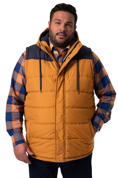 Outdoor vesta Men+, dvojbarevná, kapuce, do 8XL