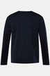 Men+ T-skjorte, lange ermer, stort trykk, rund hals, opptil 8 XL
