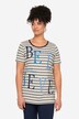 T-shirt rayé BELIEVE, décolleté rond et manches courtes