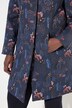 Long Floral Jacquard Jacket