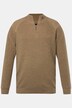 Men+ jersey troyer de punto, cuello con cremallera, hasta la 8 XL