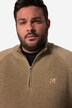 Men+ jersey troyer de punto, cuello con cremallera, hasta la 8 XL