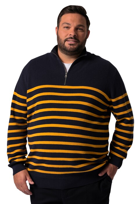 Troyer Men+, pruhy, límec se zipem, do 8XL