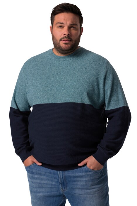 Svetr Men+, pruhy, do 8XL