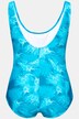 Costume da bagno senza coppe con stampa e scollo rotondo