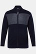 Men+ strikjakke, stående krave, lynlås, op til str. 8XL