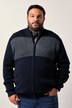 Men+ strikjakke, stående krave, lynlås, op til str. 8XL
