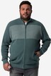 Men+ chaqueta de punto, cuello alzado, cremallera, hasta la 8 XL
